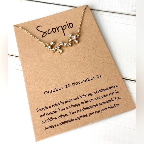 Constellation Zodiac Bracelet/Anklet -Scorpio New - Picture 1 of 10